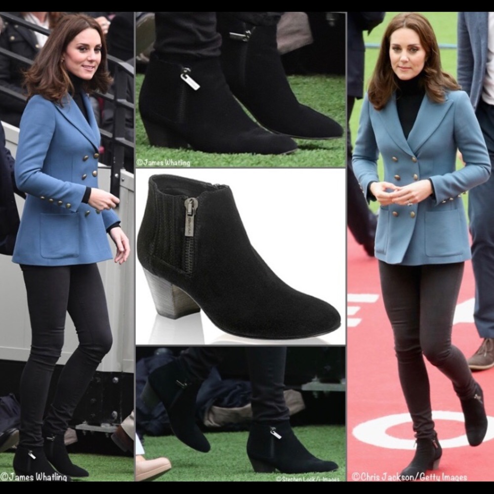 Aquatalia black suede ankle boots - Fallon Dry